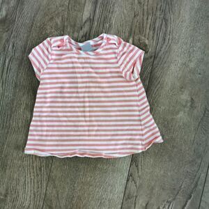 3/$15 Tahari Baby Girl striped shirt sleeve top